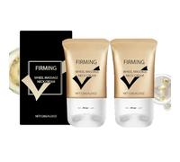 Firming Neck Cream with Roller - Wrinkle Filler & Crepe Erase Treatment, Anti-Ageing Lifting Cream with Collagen & Retinol for Firming, Deep Hydration (2 Pieces)