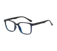 Firmoo Blue Light Blocking Glasses for Women/Men, Blue Square Frame Computer Gaming & Phone Eyewear Anti Eyestrain, P181108R