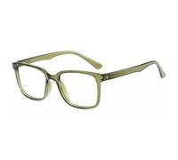 Firmoo Blue Light Blocking Glasses for Women/Men, Green Square Frame Computer Gaming & Phone Eyewear Anti Eyestrain, P181108R