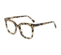 Firmoo Blue Light Blocking Glasses for Women/Men, Square Acetate Frame Computer Gaming Glasses for Screens, Grace001