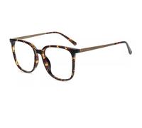 Firmoo Blue Light Blocking Reading Glasses 0.50 for Men/Women, Tortoise Square Computer Eyewear Anti Eye Strain Reader Glasses