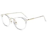 Firmoo Blue Light Blocking Reading Glasses 2.75, Anti Glare Computer Screen Glasses Women Men Reduce Eyestrain Headache, Round Anti Reflective Blue Light Glasses
