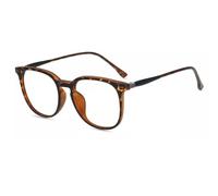 Firmoo Blue Light Blocking Reading Glasses for Women Men, Square Computer Reader Eyeglasses, Tortoise +1.00