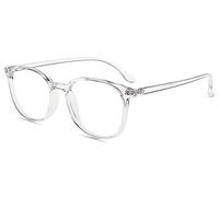 Firmoo Blue Light Blocking Reading Glasses Women Men Fashion Lightweight Computer Readers Round Frame +2.50