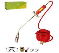Firmsteady New Propane Torch Weed Burner Kit, Lexoli Weed Torch, High Output 900,000 Propane Burner, Firmsteady High Output Flamethrower 30/35/50mm Flame Thrower Easy To Use (1.97 in Nozzle,78in hose)