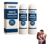 FIRMX Men's Inhaler, Natural Herbs Men Stick Nasal Inhaler, FIRMX Men's Nasal Inhaler, Energy Boost & Mental Clarity, Restores Energy and Vitality (2 Pcs)