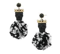 Firopia Halloween Dangle Earrings for Women | Funny Ghost Skull Pumpkin Witch Skeleton Poison Earrings for Women | Costume Party Earrings Holiday Festive Jewelry Gifts, Rhinestone, Cubic Zirconia