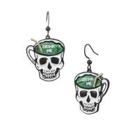 Firopia Halloween Dangle Earrings for Women | Funny Ghost Skull Pumpkin Witch Skeleton Poison Earrings for Women | Costume Party Earrings Holiday Festive Jewelry Gifts, Metal, Cubic Zirconia