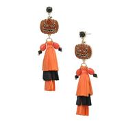 Firopia Halloween Dangle Earrings for Women | Funny Ghost Skull Pumpkin Witch Skeleton Poison Earrings for Women | Costume Party Earrings Holiday Festive Jewelry Gifts, Metal, Cubic Zirconia