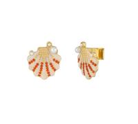 Firopia Ocean Earrings for Women | Starfish Earrings | Seashell Earrings | Ear Cuffs Clip-On Earrings Non Piercing for Women|Summer Beach Ocean Jewelry for Women, Non piercing, Metal, Rhinestone