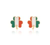 Firopia St Patrick's Day Earrings for Women | Irish Flag Earrings |Shamrock Earrings | Leprechaun Earrings | Rainbow Lucky Earrings| Irish Earrings St. Patrick's Day Jewelry Accessories, Metal, No