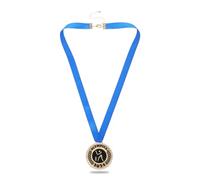 Firopia Winner Award Medals Necklace for Adults | Medals with Blue Neck Ribbon | Medals Necklace Collection, Rhinestone