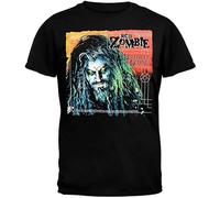 FIRS Proud Men's Rob Zombie Hellbilly Summer Short Sleeve T Shirt Black L