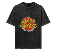 FIRS T-Shirt Unisex Retro WYLD Stallyns Cotton Round Neck Black XL