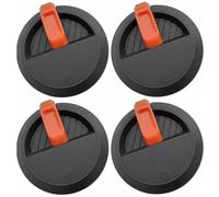Firsgrill professional replacment Blackstone Griddle grills valve Knobs (4-Pack Black)
