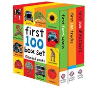 First 100 Box Set: Farm, Dino, Trucks