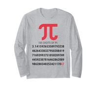 First 100 Digits of Pi 67 Nerds Geeks Math Teacher Funny Long Sleeve T-Shirt