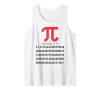 First 100 Digits of Pi 67 Nerds Geeks Math Teacher Funny Tank Top