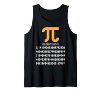 First 100 Digits of Pi 67 Nerds Geeks Math Teacher Funny Tank Top