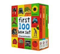 First 100 series 3 Books (Trucks, Dinosaurs & First Farm Words) Children Collection Box Set