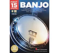 First 15 Lessons - Banjo Kristin Scott Benson Banjo Book and Media Online