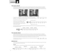 First 15 Lessons - Drums. Includes Media Online: A Beginner's Guide, Featuring Step-By-Step Lessons with Audio, Video, and Popular Songs!