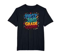 First 3rd Grade Legend Elementary School Hero T-Shirt, Men's Big and Tall, Black, 4X Tall