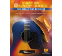 First 50 Country Songs You Should Play on Guitar by Various | Paperback | 2024
