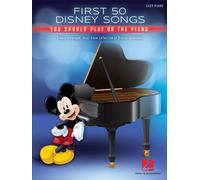 First 50 Disney Songs Book [Softcover] Easy Piano Hal Leonard