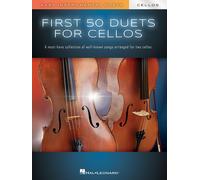 First 50 Duets for Two Cellos Cello Duet Book Hal Leonard