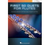 First 50 Duets for Two Flutes Flute Duet Book Hal Leonard