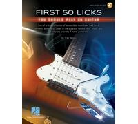 First 50 Licks Guitar Book and Audio Online Hal Leonard