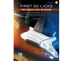 First 50 Licks: You Should Play on Guitar by Troy Nelson (English) Paperback Boo