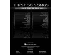 First 50 Songs Book [Softcover] Ukulele Hal Leonard