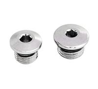First 7/16 inch Scuba Diving Regulator High Pressure Port Plug and 3/8 inch Low Pressure Port Plug