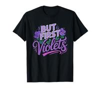 First African Violets Indoor Plant Morning Routine Violet T-Shirt