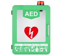 First Aid AED Defibrillator Wall Mounted Storage Cabinet, Partition Position Adjustable