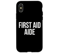 First Aid Aide Appreciation Day And Week For Work Thank You Case for iPhone X/XS