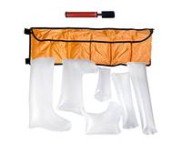 First Aid Air Splint Kits, Inflatable Plastic Splint, Sets of 6, with Hand/Wrist, Elbow/Half Arm/Full Arm/Foot/Ankle/Half Leg/Full Leg for Outdoor Emergency Use