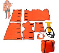 First Aid Air Splint Kits, Vacuum Fracture Immobilization Set, PVC Inflatable Plastic Splint, with Pump & Storage Bag, Can Be X-rayed, Outdoor Camping First Aid Emergency Use.