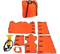 First Aid Air Splint Set, 7pcs PVC Inflatable Emergency Vacuum Splint with Pump, Immobilization Body, Limbs and Cervical Spine, Can Be X-rayed, for Emergency Rescue.