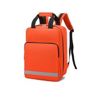 First Aid Backpack Empty,First Responder Trauma Backpack,Medical Emergency Kits Storage,for Home ANG Work,EMT, Hiking Outdoors Travel,Bag Only. (Orange)