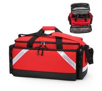 First Aid Bag Empty Medical Bag,Emergency Bag, First Aid Kits Storage Bag for Nursing,Doctors,EMT,EMS,RED