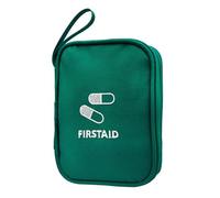 First Aid Bag Empty Small, Mini First Aid Kit Pouch Red Travel Medicine Bag Portable Medical Organizer Bag Waterproof First Aid Kit Empty for Car Office School or Outdoors (Green)