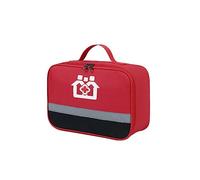 First Aid Bag - First Aid Kit Bag Empty for Home Outdoor Travel Camping Hiking Activities - Mini Empty Medical Storage Bag Portable Emergency Pouch Medicine Bag (M Red)