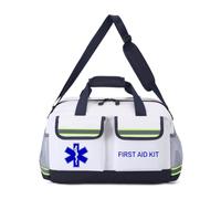 First Aid Bags Empty,Medical Bag,Medical Supplies Bag Nurse Bag with Handle and Shoulder Strap for Home and Work,Hospice, Home Visit, Nursing Students, Doctors,Bag Only(Navy)