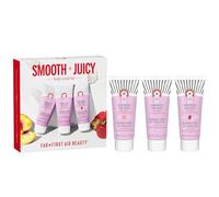 First Aid Beauty Smooth and Juicy Scrub kit- 3 travel size KP body scrub that exfoliate to reveal visibly smoother, healthier and radiant skin- set of 3
