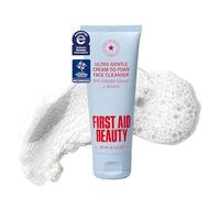 First Aid Beauty Ultra Gentle Cream-to-Foam Pure Facial Cleanser - Makeup Removing Face Cleanser - Face Wash with Colloidal Oatmeal & Glycerin, for Sensitive, Acne & Blemish-Prone Skin, 2 oz