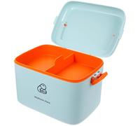 First Aid Box Medicine Storage Box Portable Double-layer Back to School