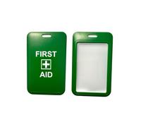 First Aid Enclosed ID Card Holder, for Use with Your Existing ID Card & Lanyard (1)